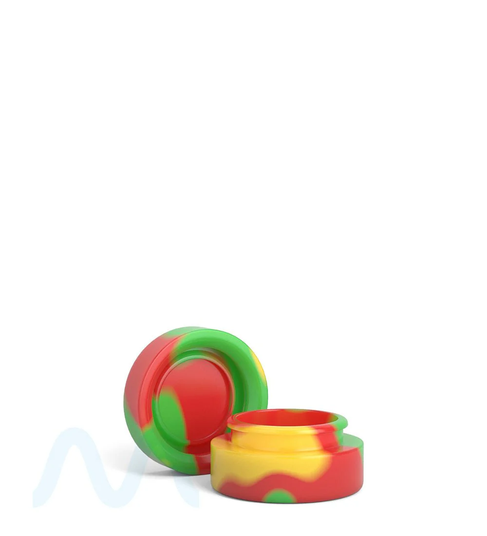 Non-Stick Multicolor Concentrate Containers w/ Cap | 5mL - Silicone - 250 Count - Image 3