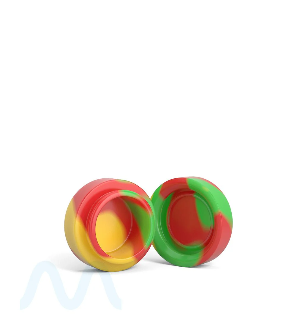 Non-Stick Multicolor Concentrate Containers w/ Cap | 5mL - Silicone - 250 Count - Image 5