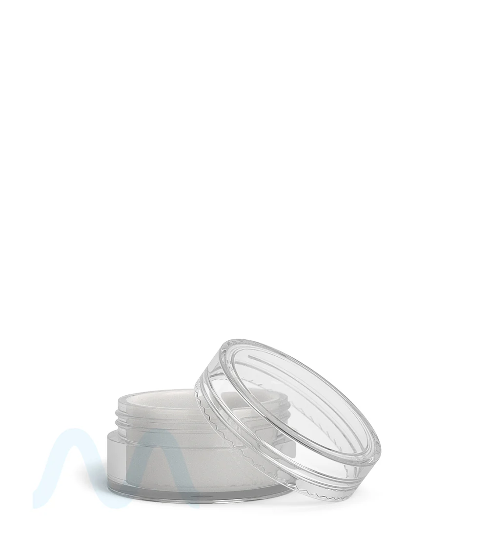 Clear Concentrate Containers w/ Screw Top Cap & White Silicone Insert | 10mL - Plastic - 100 Count - Image 10