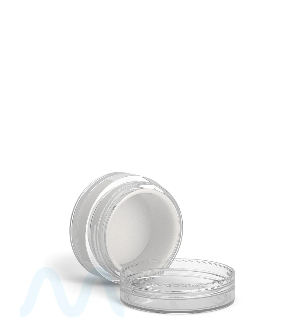 Clear Concentrate Containers w/ Screw Top Cap & White Silicone Insert | 10mL - Plastic - 100 Count - Image 11