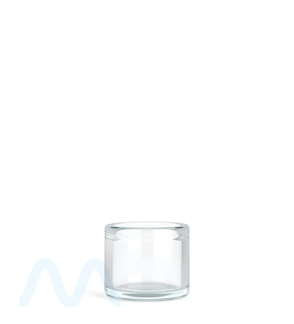 POLLEN GEAR | CC6 Clear Glass Concentrate Jars | 24mm - 6mL - 1000 Count