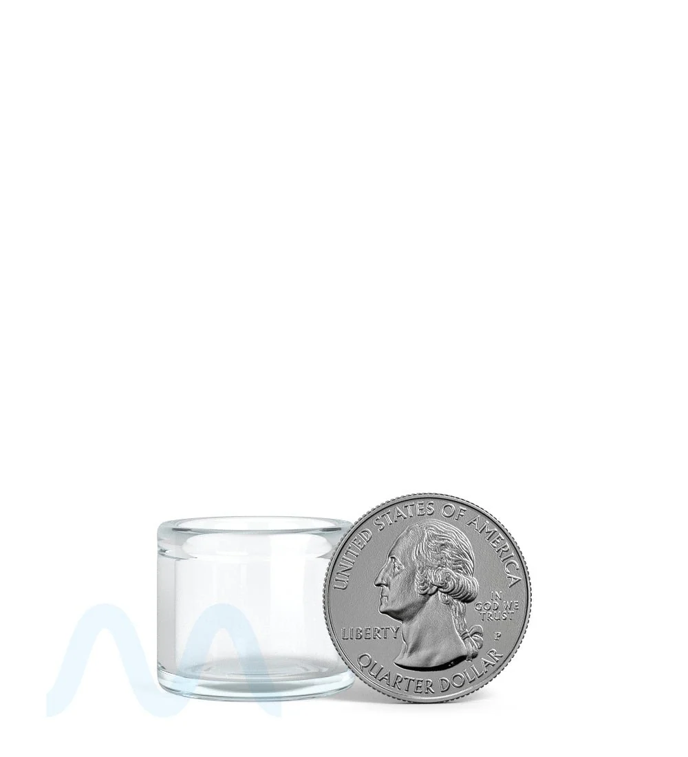 POLLEN GEAR | CC6 Clear Glass Concentrate Jars | 24mm - 6mL - 1000 Count - Image 5