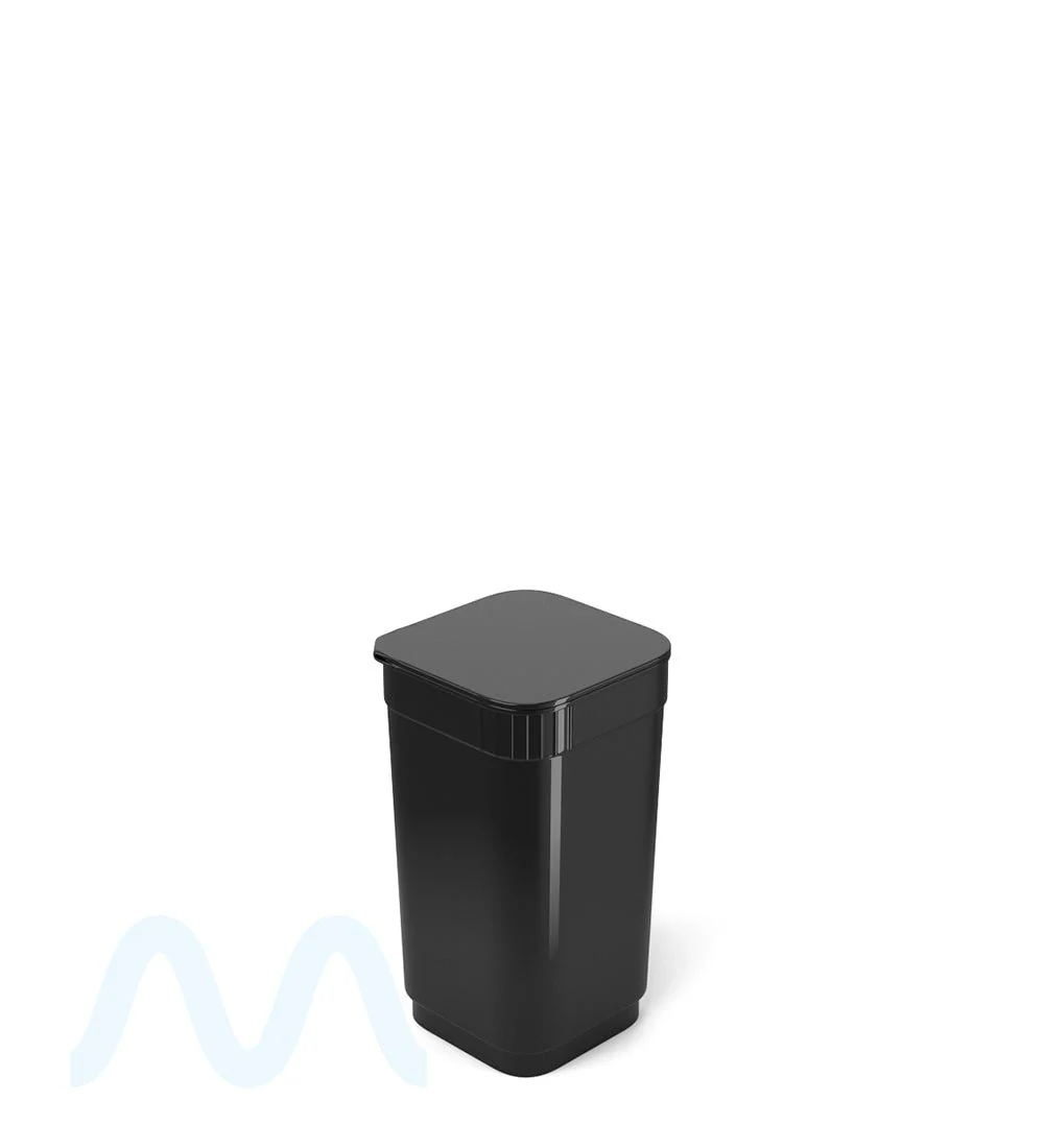 POLLEN GEAR | Child Resistant 100% Recyclable Opaque Black Pop Box Pop Top Bottles | 20dr - 3.5g - 590 Count - Image 5
