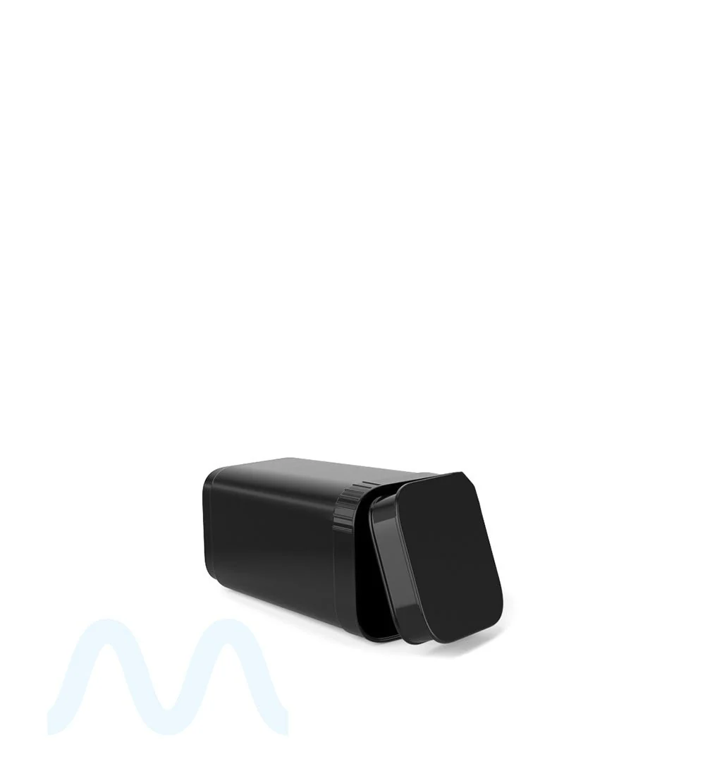 POLLEN GEAR | Child Resistant 100% Recyclable Opaque Black Pop Box Pop Top Bottles | 20dr - 3.5g - 590 Count - Image 6