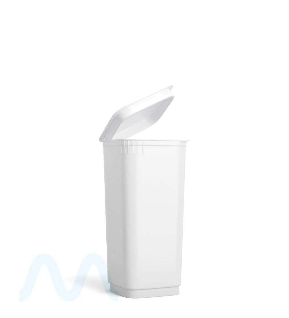 POLLEN GEAR | Child Resistant 100% Recyclable Opaque White Pop Box Pop Top Bottles | 30dr - 7g - 373 Count - Image 4