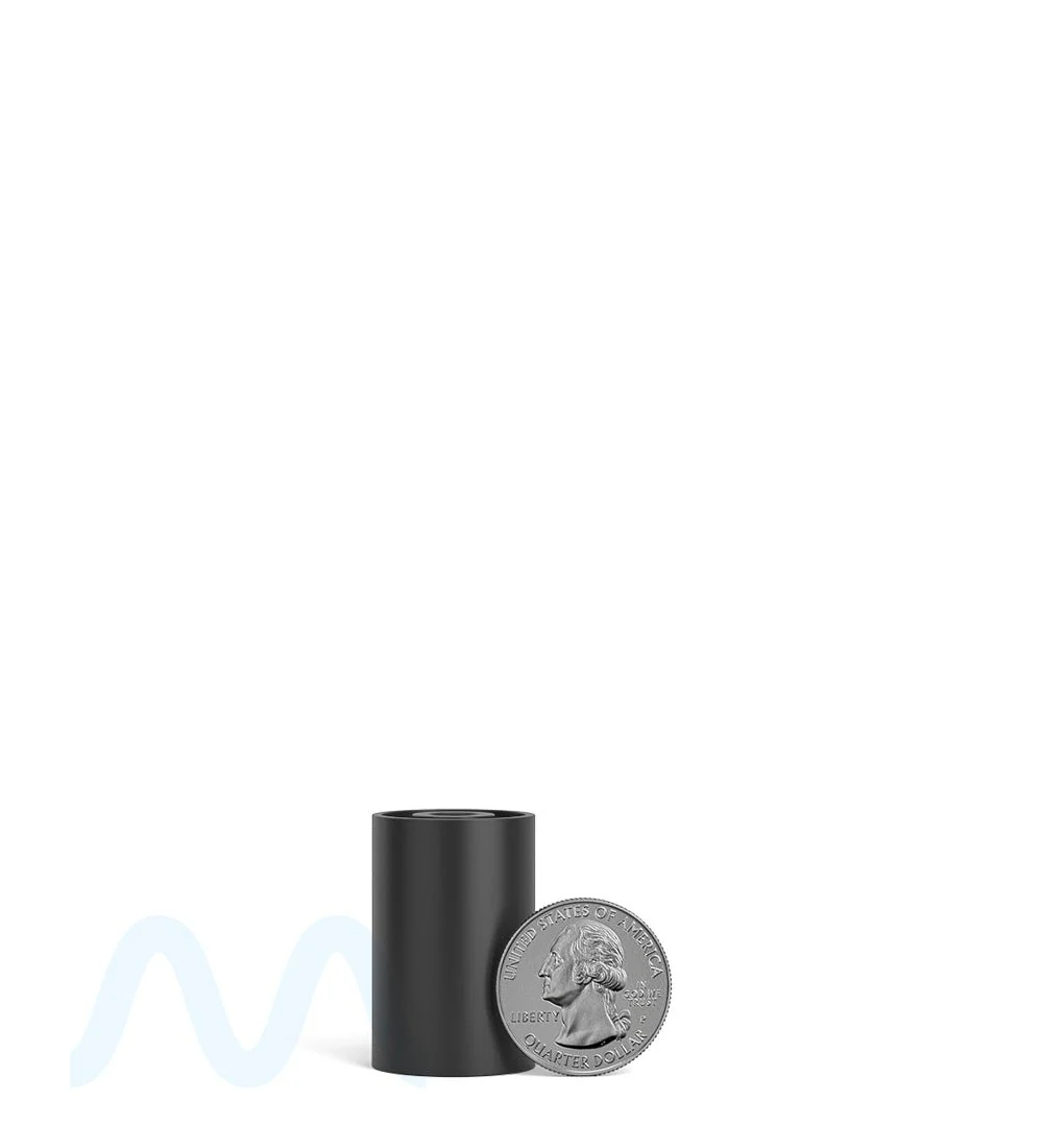 POLLEN GEAR | Five10 Child Resistant Flat Vape Cartridge Tube Base | 35mm - Matte Black - 1400 Count - Image 9