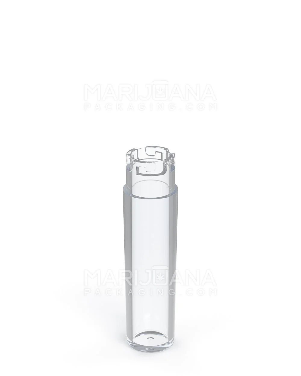 POLLEN GEAR | Five10 Child Resistant Push Down & Turn Wide Short Universal Plastic Caps for Vape Tube | 120mm - Clear - 700 Count - Image 3