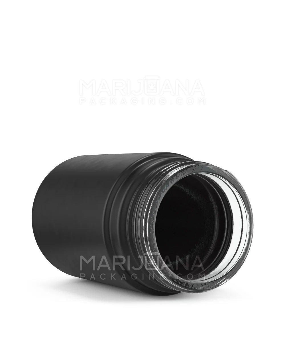 POLLEN GEAR | HiLine Straight Sided Matte Black Glass Jars | 52mm - 3.75oz - 72 Count - Image 3
