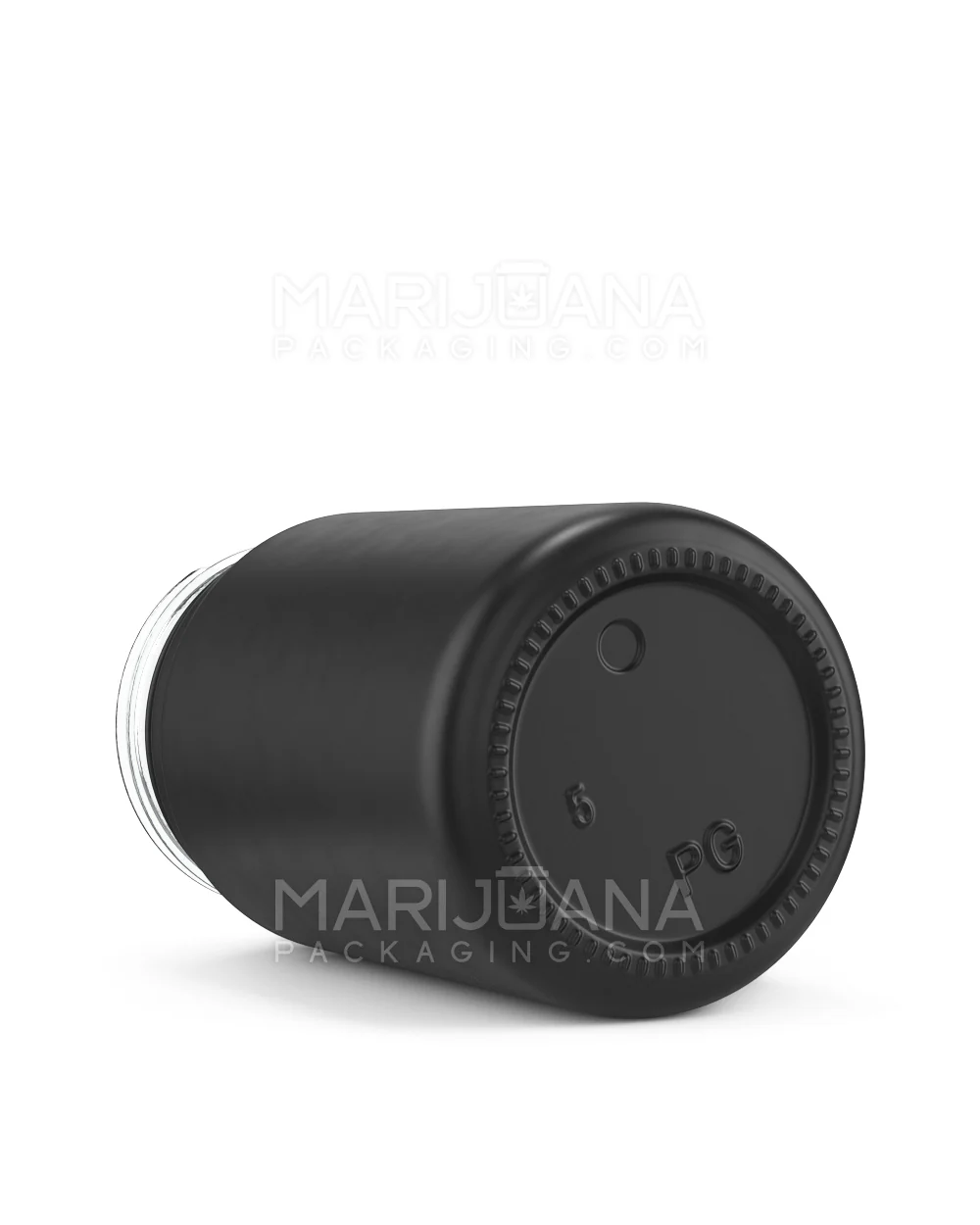 POLLEN GEAR | HiLine Straight Sided Matte Black Glass Jars | 52mm - 3.75oz - 72 Count - Image 4