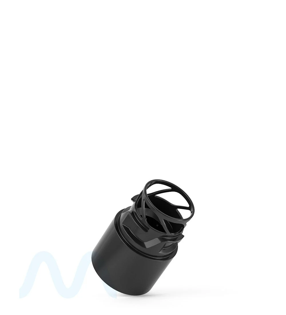 POLLEN GEAR | KAPSŪLA Child Resistant Push Down & Turn Universal Plastic Caps for Vape Tube | 84mm - White - 1450 Count - Image 4