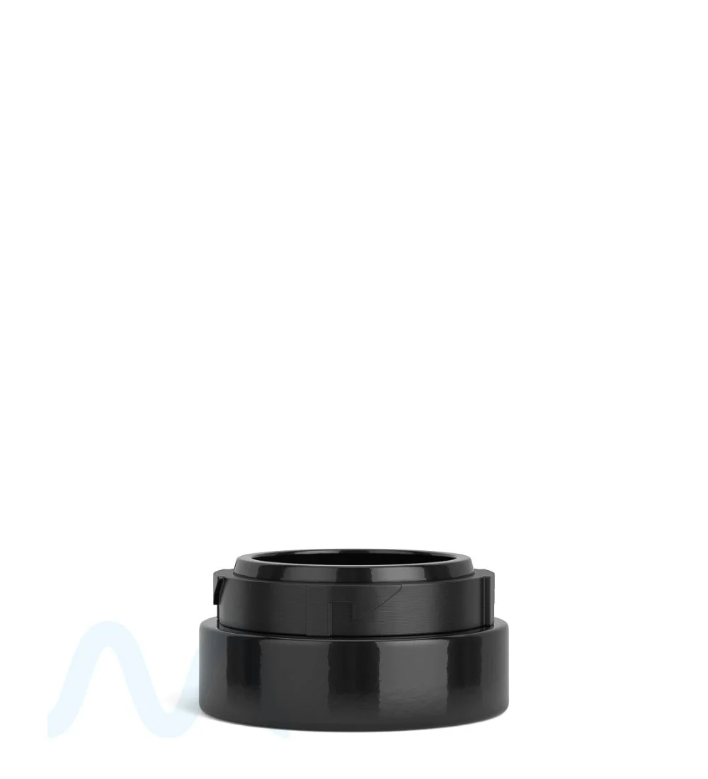 POLLEN GEAR | Palm N Turn Black Glass Concentrate Jar | 38mm - 5mL - 400 Count