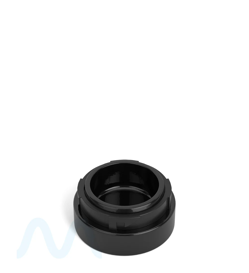 POLLEN GEAR | Palm N Turn Black Glass Concentrate Jar | 38mm - 5mL - 400 Count - Image 2