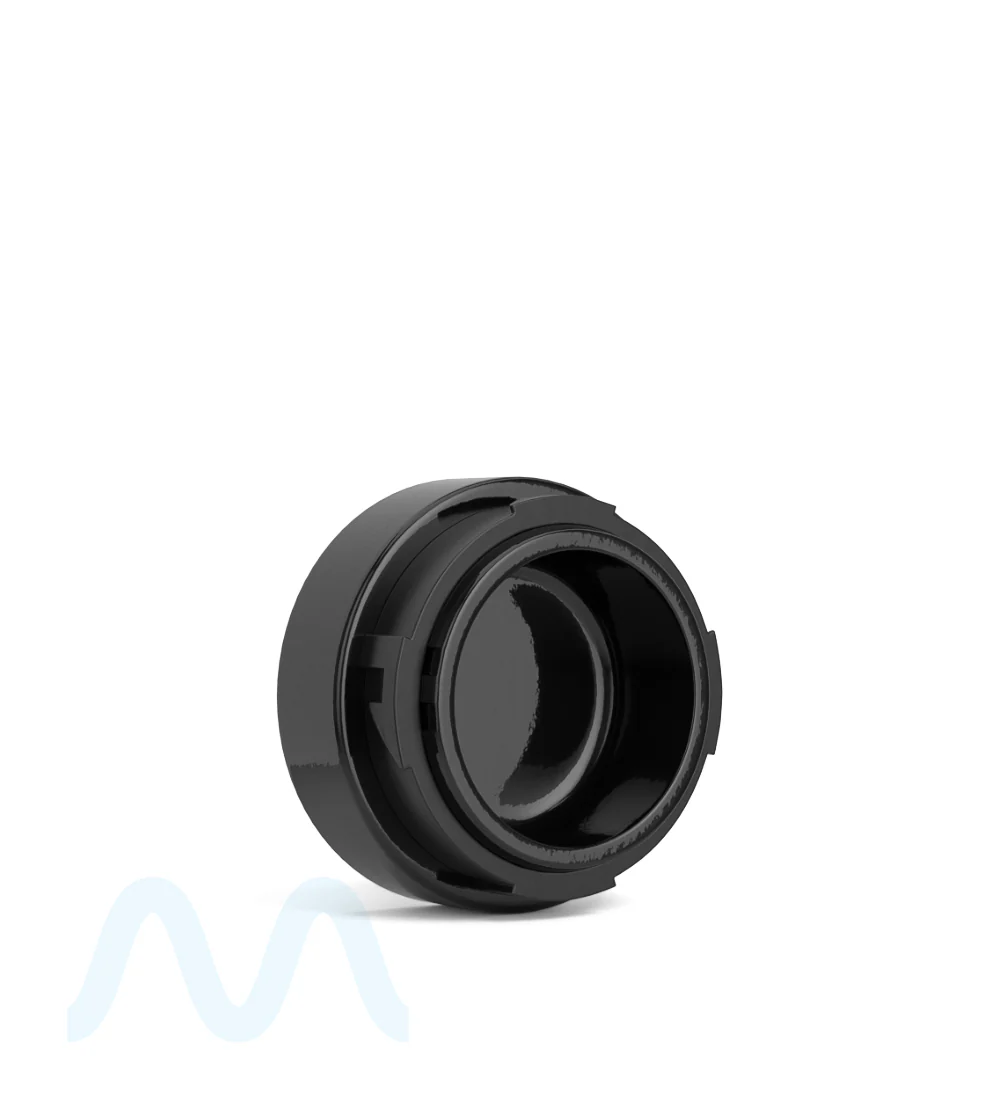 POLLEN GEAR | Palm N Turn Black Glass Concentrate Jar | 38mm - 5mL - 400 Count - Image 3