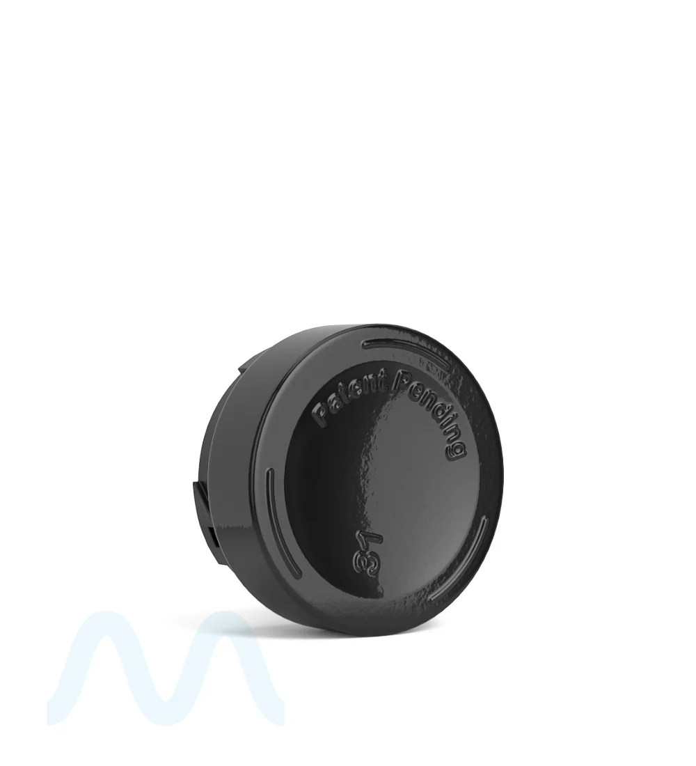 POLLEN GEAR | Palm N Turn Black Glass Concentrate Jar | 38mm - 5mL - 400 Count - Image 4
