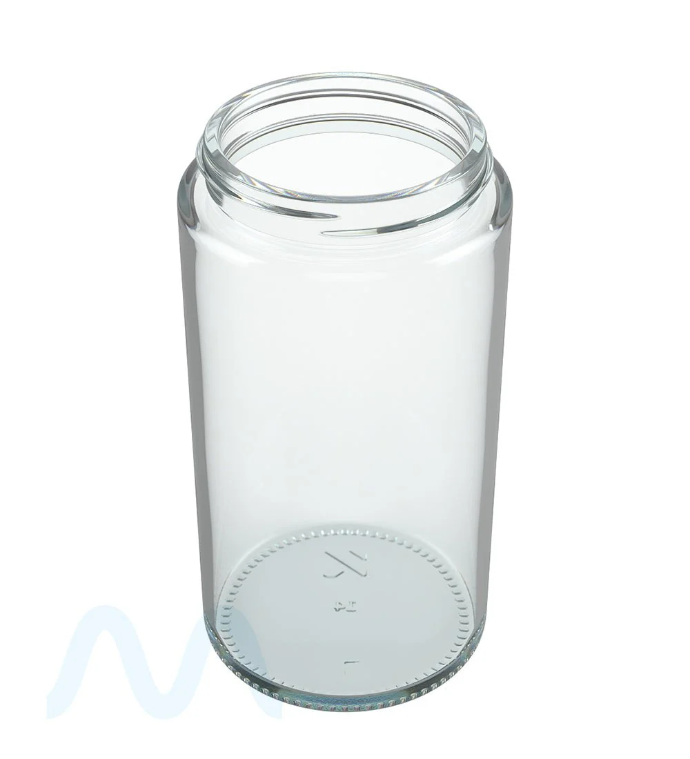 POLLEN GEAR | Wide Mouth Straight Sided Clear Glass Jars | 66mm - 15oz - 30 Count - Image 2