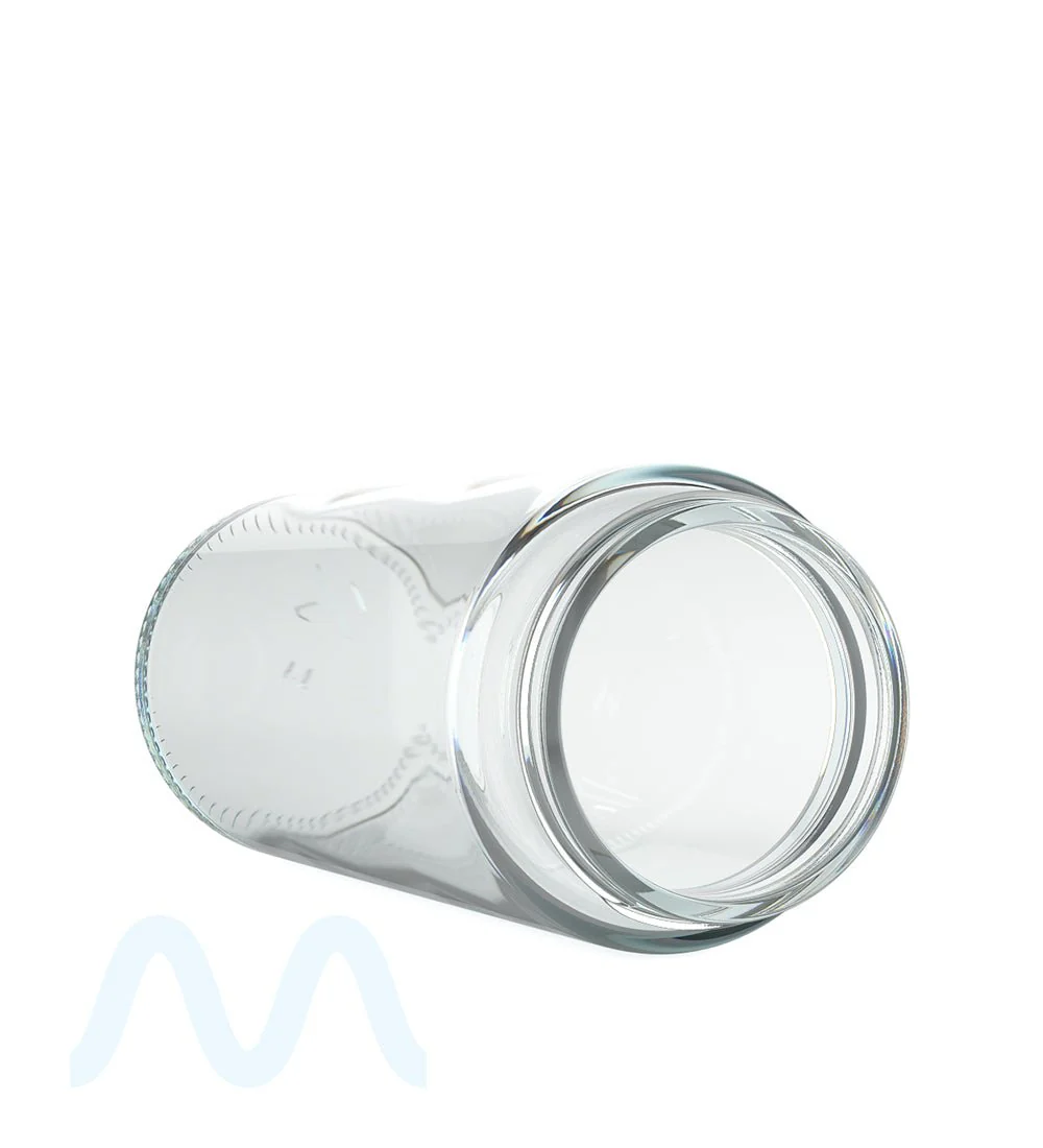 POLLEN GEAR | Wide Mouth Straight Sided Clear Glass Jars | 66mm - 15oz - 30 Count - Image 3