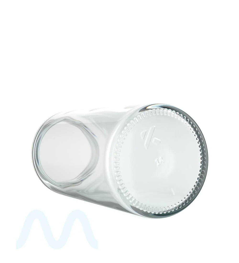POLLEN GEAR | Wide Mouth Straight Sided Clear Glass Jars | 66mm - 15oz - 30 Count - Image 4