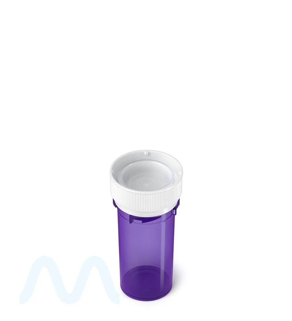 Child Resistant | Purple Reversible Cap Vials | 13dr - 2g - 275 Count - Image 5