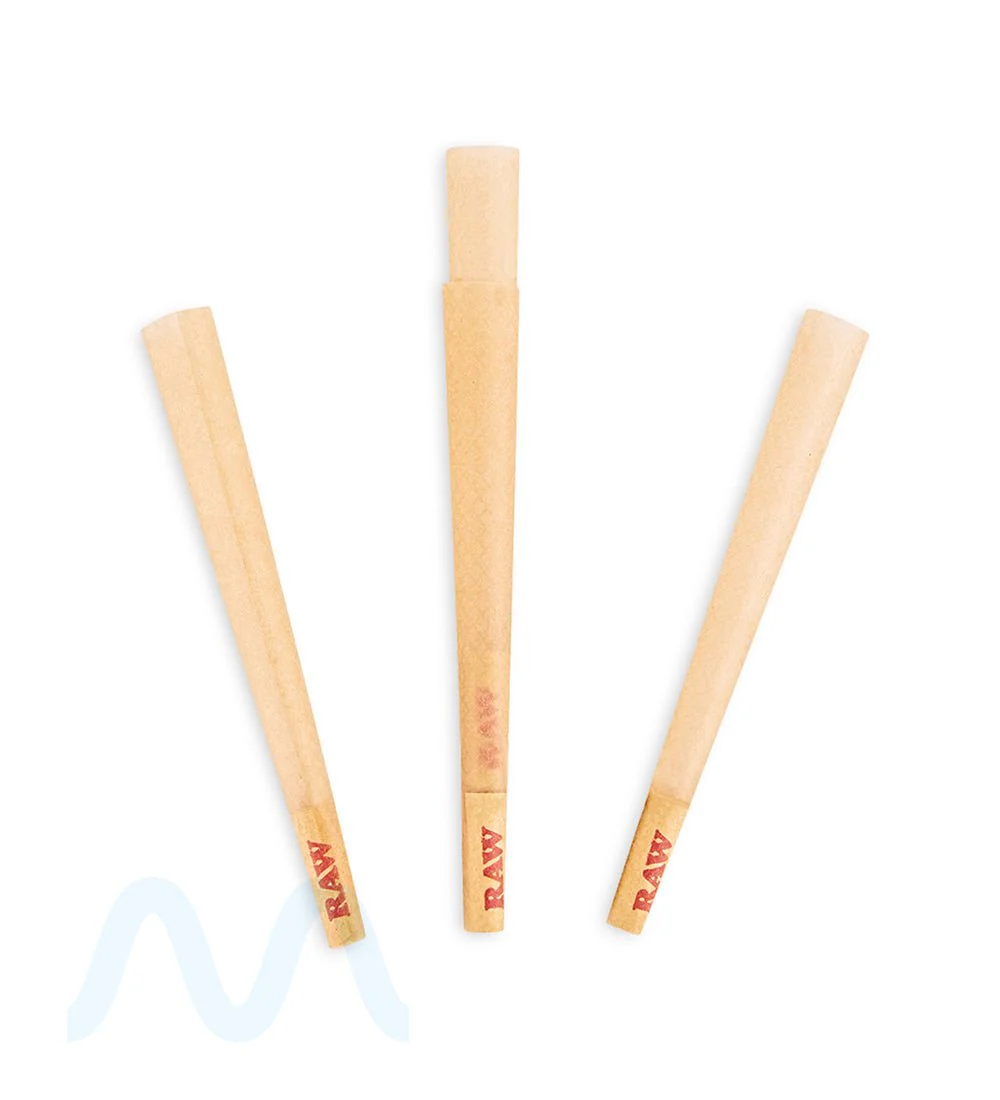 RAW | Classic 98 Special Pre-Rolled Cones | 98mm - Unbleached Paper - 1400 Count - Image 3