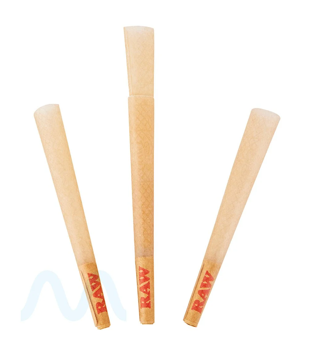 RAW | Classic 1 1/4 Size Pre-Rolled Backrolled Cones | 84mm - Unbleached Paper - 1000 Count - Image 4