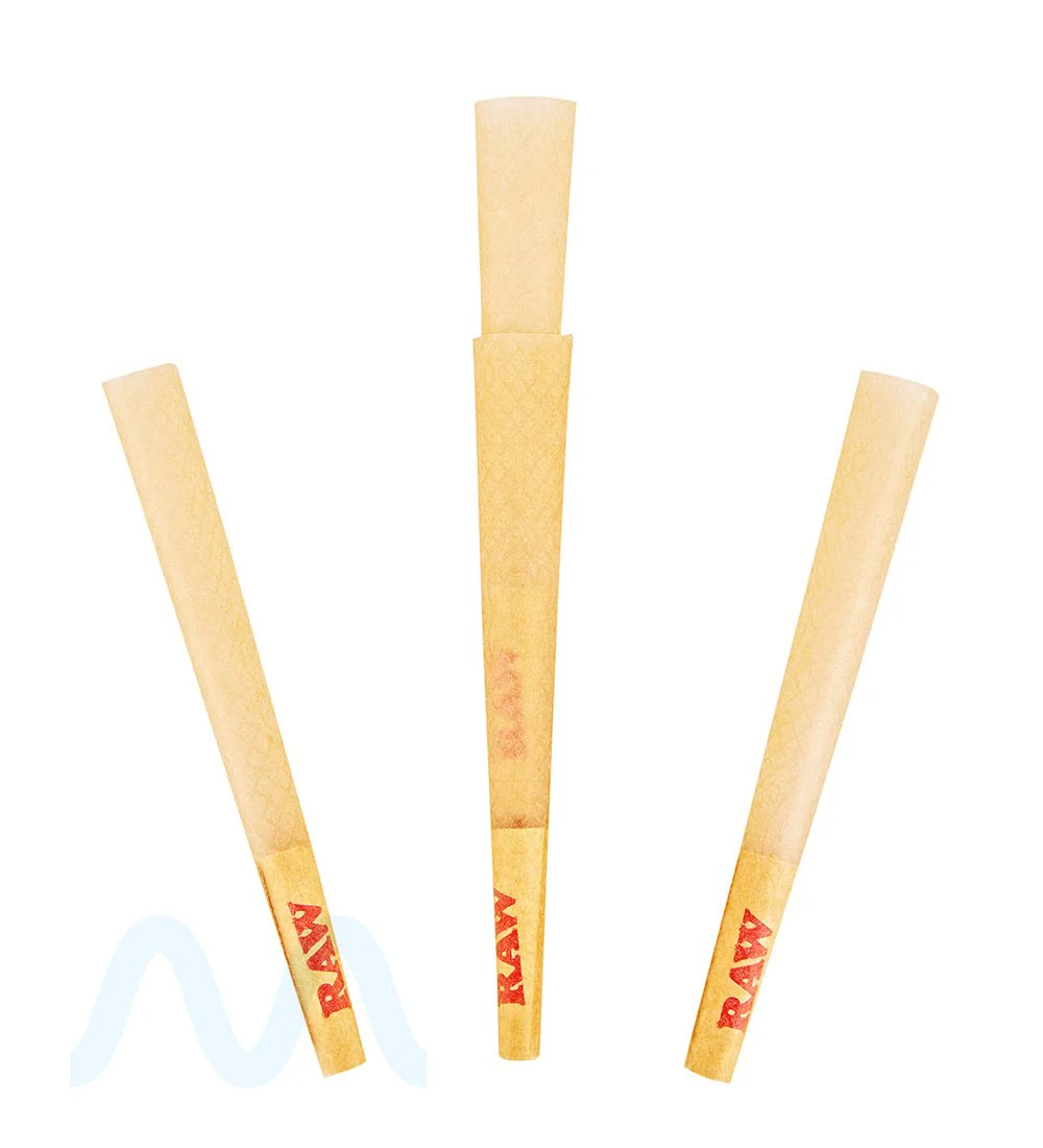 RAW | Classic 1 1/4 Size Pre-Rolled Cones | 84mm - Unbleached Paper - 900 Count - Image 3