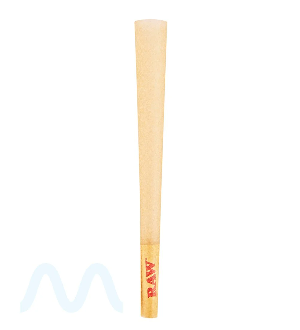 RAW | Classic King Size Pre-Rolled Cones | 109mm - Unbleached Paper - 1400 Count - Image 5