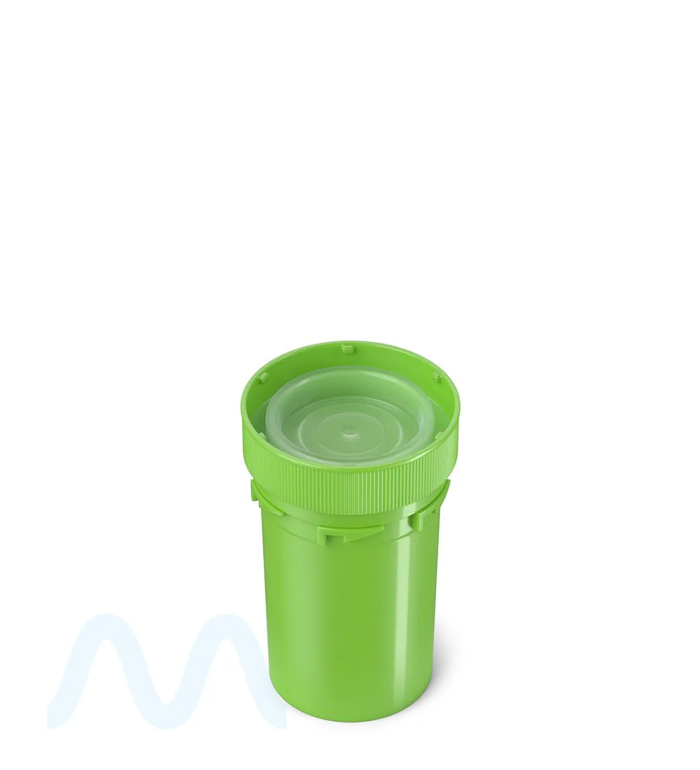 Child Resistant | Opaque Green Reversible Cap Vials | 20dr - 3.5g - 240 Count - Image 5