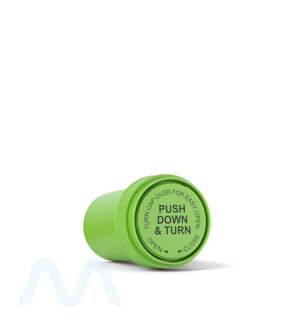 Child Resistant | Opaque Green Reversible Cap Vials | 20dr - 3.5g - 240 Count - Image 7