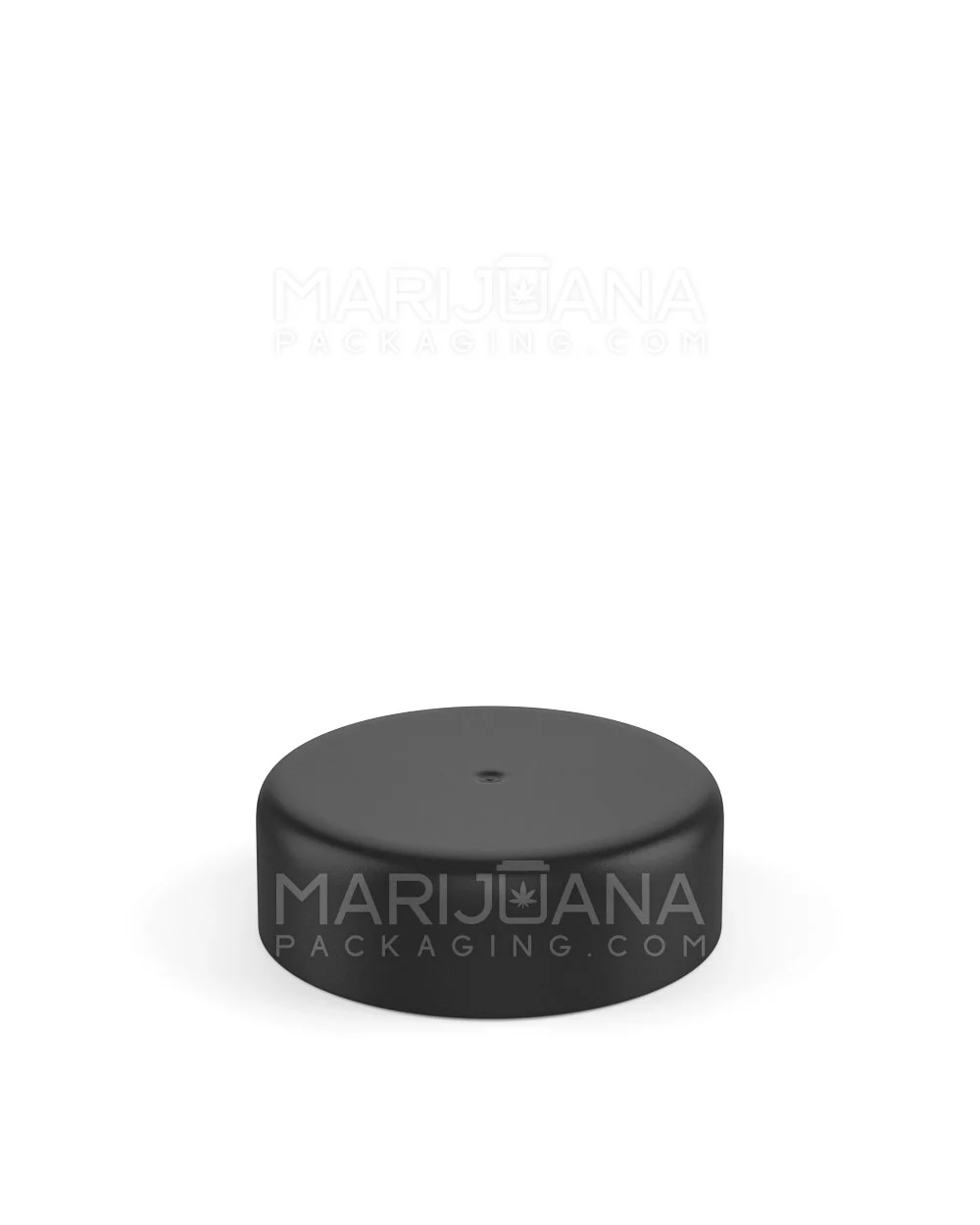 Child Resistant | Smooth Push Down & Turn Plastic Caps w/ Foam Liner | 38mm - Matte Black - 288 Count - Image 3