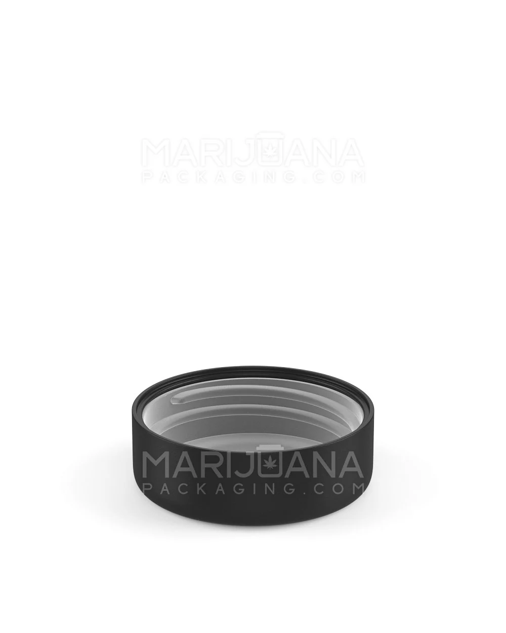 Child Resistant | Smooth Push Down & Turn Plastic Caps w/ Foam Liner | 38mm - Matte Black - 288 Count - Image 4