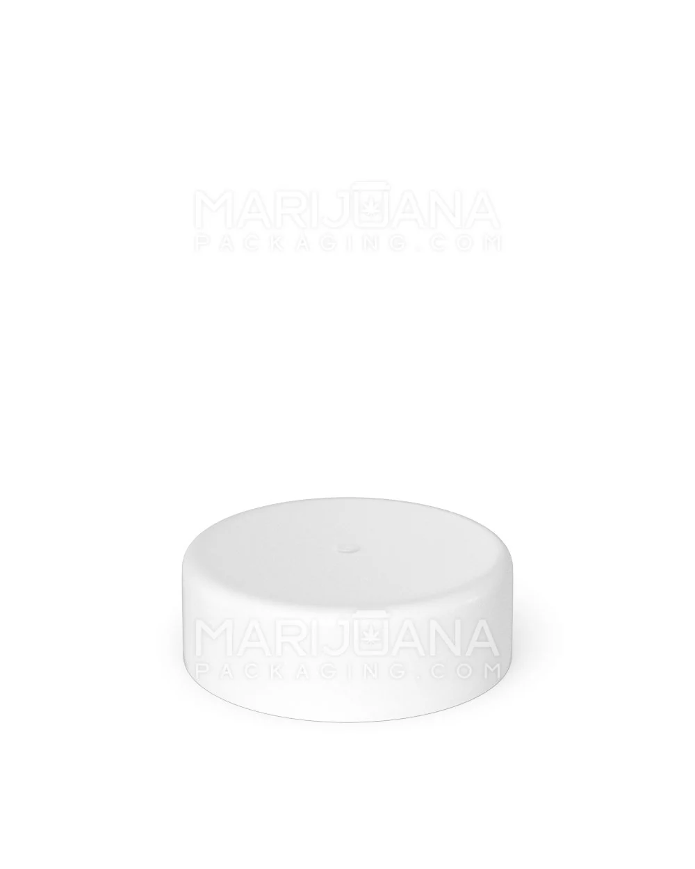 Child Resistant | Smooth Push Down & Turn Plastic Caps w/ Foam Liner | 38mm - Matte White - 288 Count - Image 3