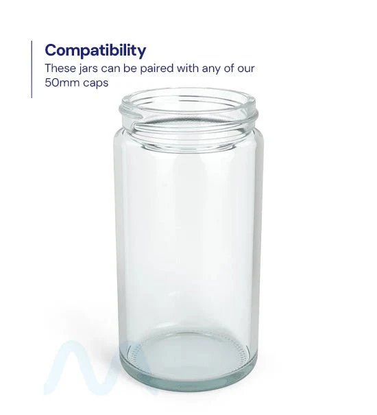 Straight Sided Clear Glass Jars | 50mm - 6oz - 80 Count - Image 3