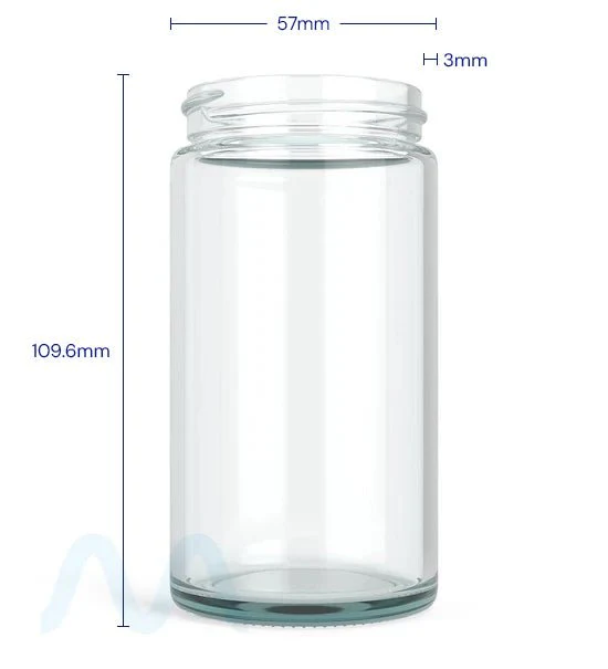Straight Sided Clear Glass Jars | 50mm - 6oz - 80 Count - Image 4