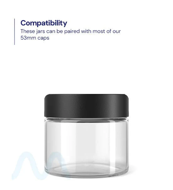 Straight Sided Clear Plastic PCR Jars | 53mm - 3oz - 100 Count - Image 3