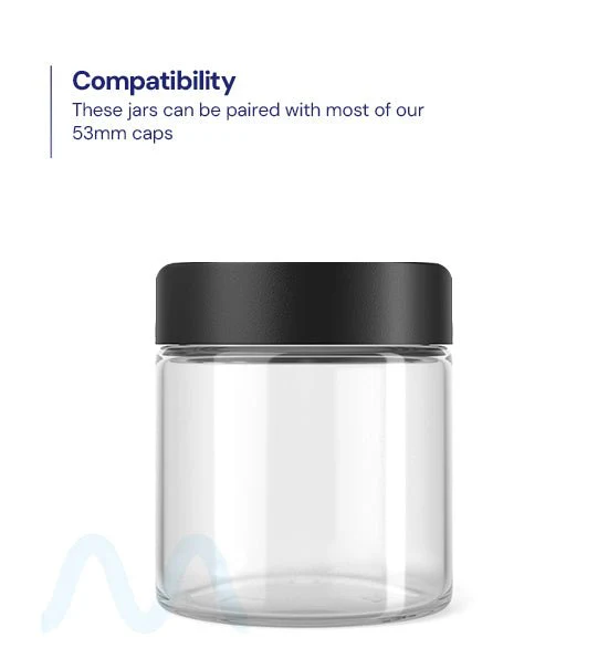 Straight Sided Clear Plastic PCR Jars | 53mm - 4oz - 100 Count - Image 3