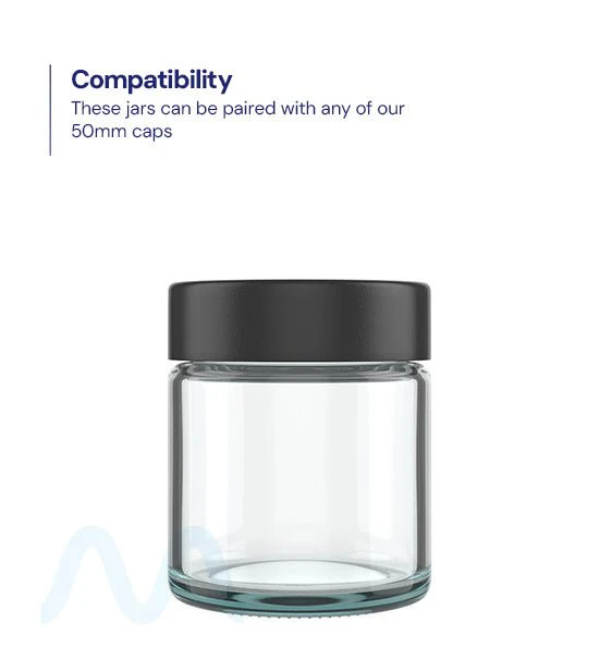 Straight Sided Clear Glass Jars | 50mm - 3oz - 100 Count - Image 5