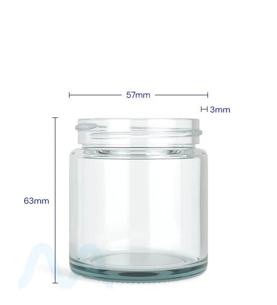 Straight Sided Clear Glass Jars | 50mm - 3oz - 100 Count - Image 6