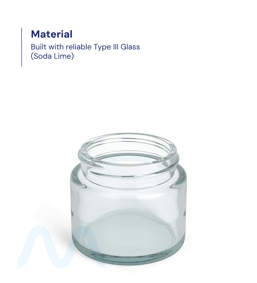 Straight Sided Clear Glass Jars | 53mm - 2.5oz - 32 Count - Image 4