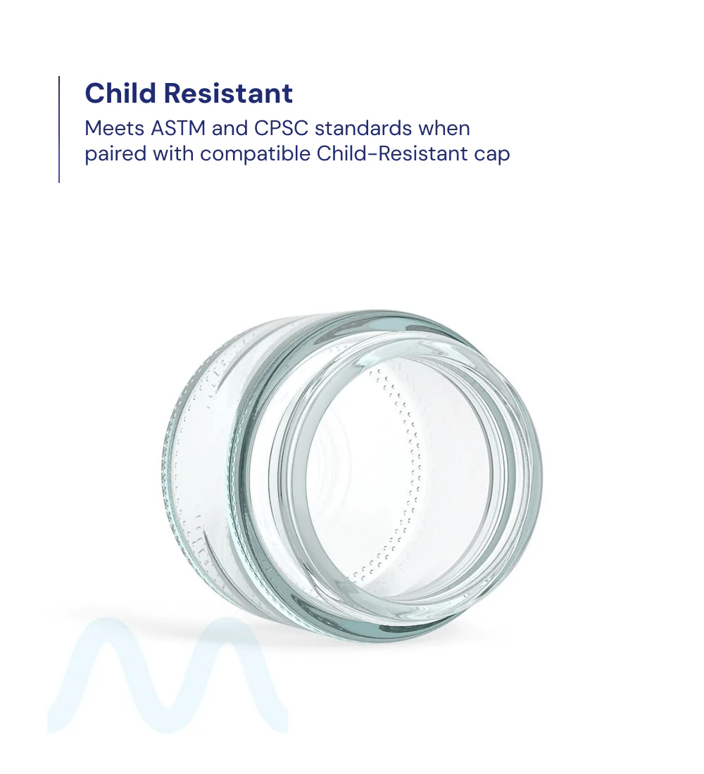 Straight Sided Clear Glass Jars | 53mm - 2.5oz - 32 Count - Image 7