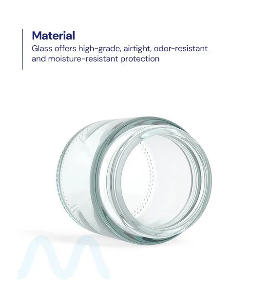 Straight Sided Clear Glass Jars | 53mm - 3.75oz - 32 Count - Image 2