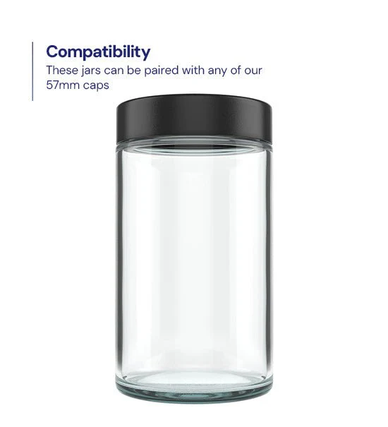 Straight Sided Clear Glass Jars | 57mm - 10oz - 72 Count - Image 6