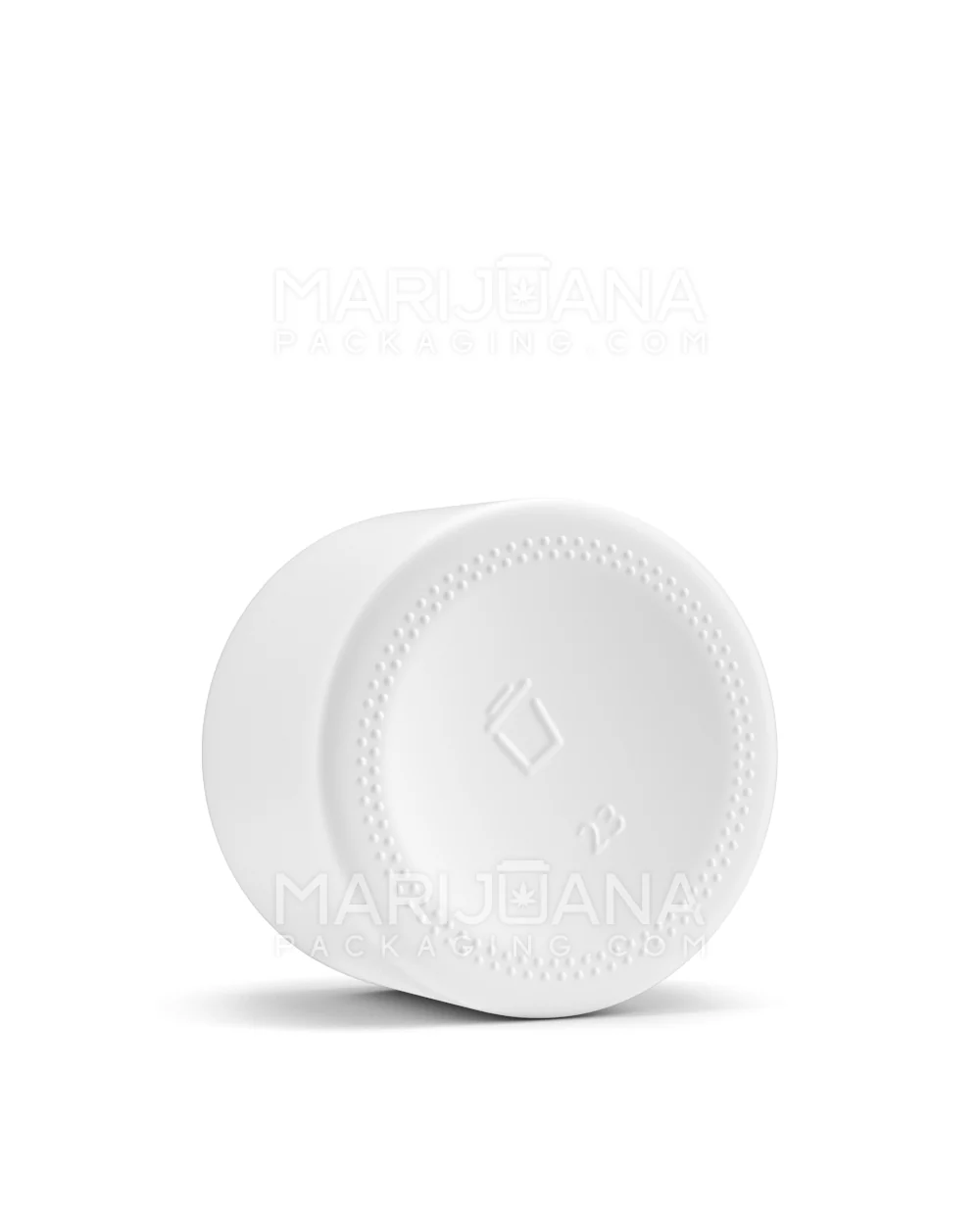 Straight Sided Matte White Glass Jars | 50mm - 2oz | Sample - Image 4