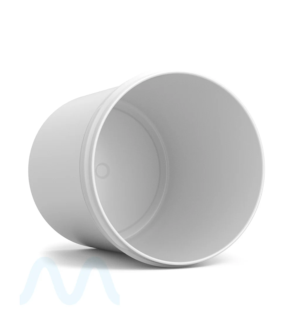Wide Mouth Straight Sided White Plastic Jars | 89mm - 16oz - 205 Count - Image 3