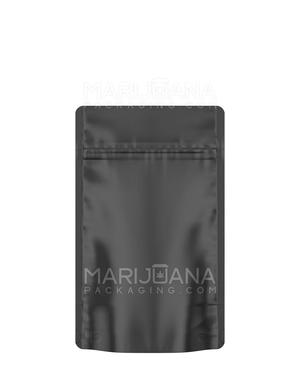 Tamper Evident Glossy Black Mylar Bags | 4in x 6.5in - 7g | Sample