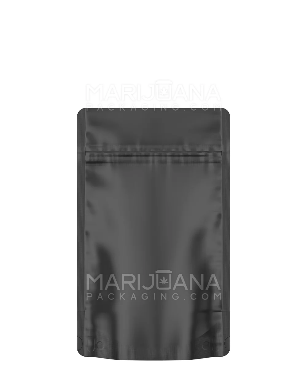 Tamper Evident Glossy Black Mylar Bags | 4in x 6.5in - 7g | Sample - Image 2
