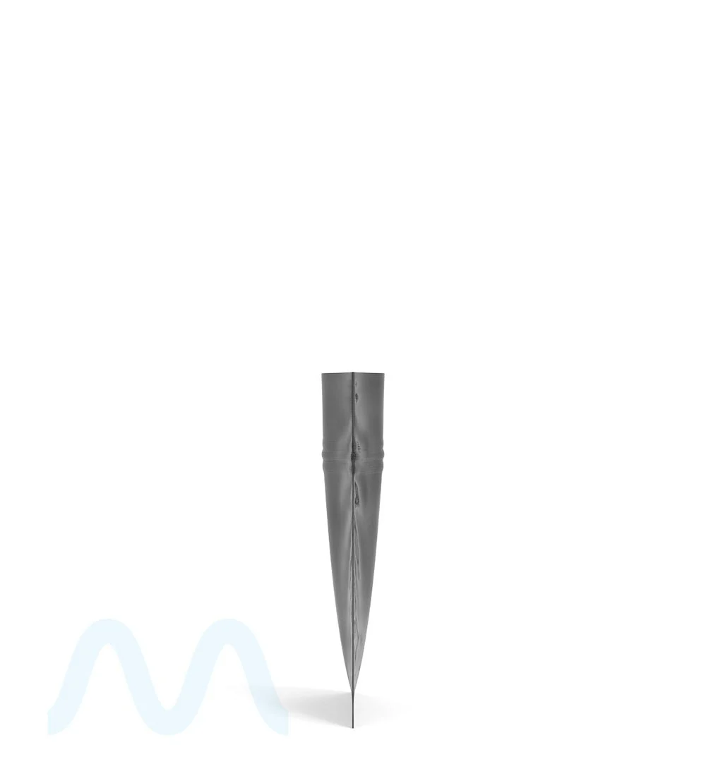 Tamper Evident | Glossy Black PCR Mylar Bags (No Tear Notch) | 3in x 4.5in - 1g - 1000 Count - Image 4