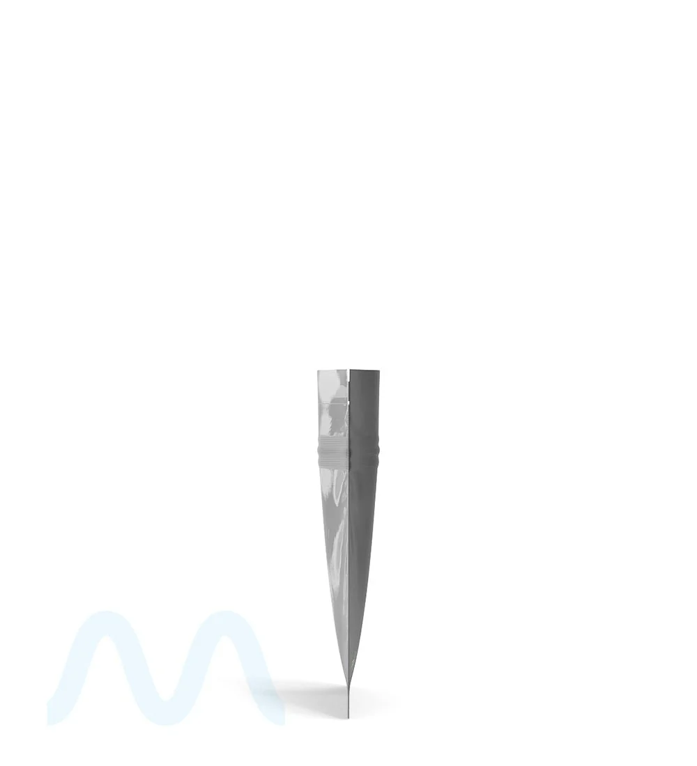 Tamper Evident | Glossy Black Vista PCR Mylar Bags (Tear Notch) | 3in x 4.5in - 1g - 1000 Count - Image 5