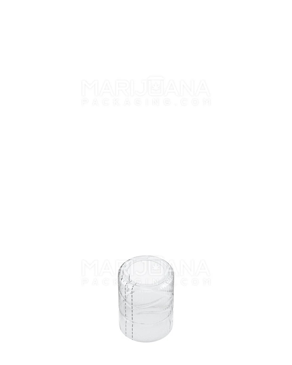 Tamper Evident Heat Seal PETG Shrink Bands for Tubes | 30mm x 38mm - Clear Plastic - Sample