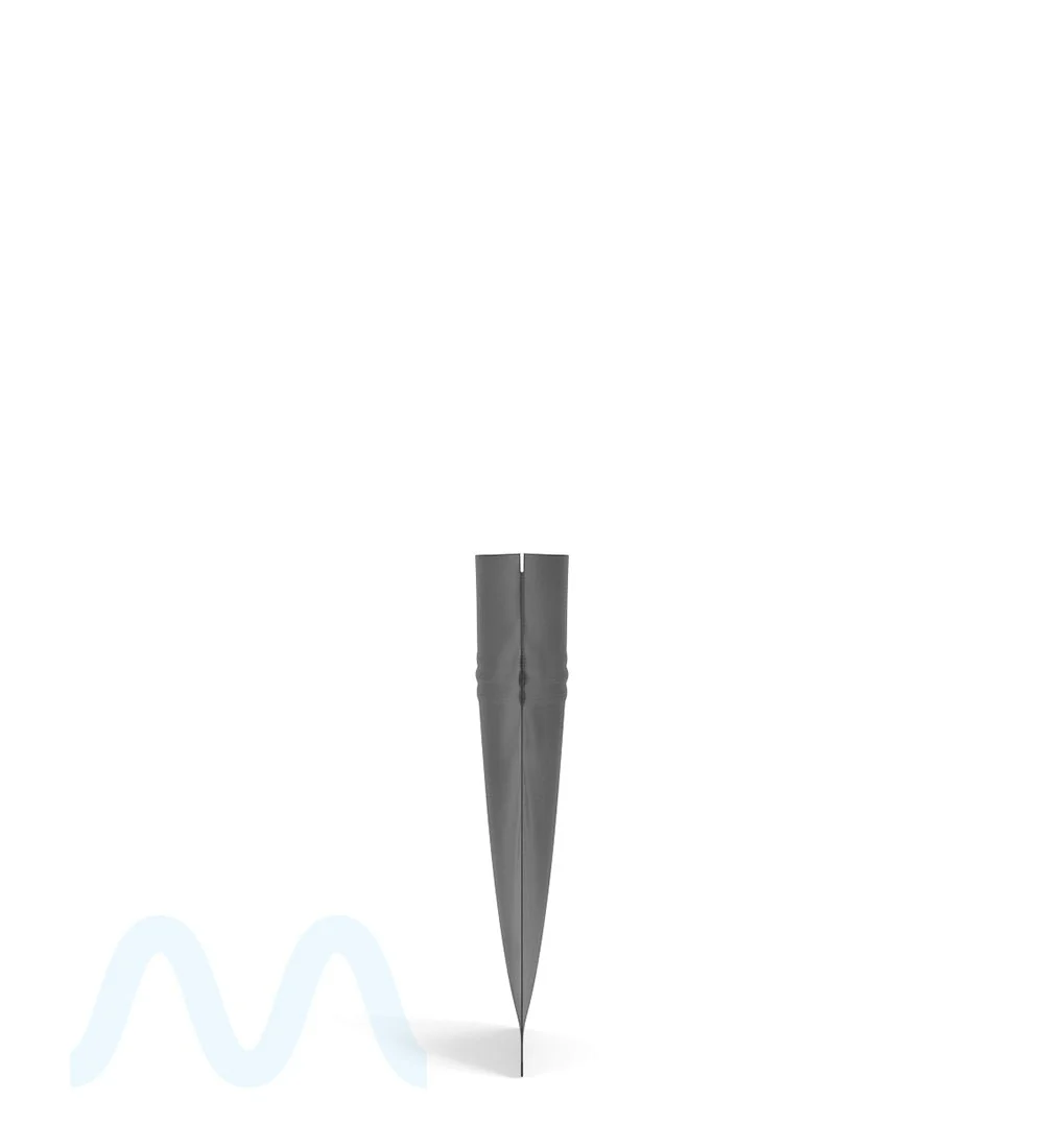 Tamper Evident | Matte Black Mylar Bags (No Tear Notch) | 3in x 4.5in - 1g - 1000 Count - Image 3