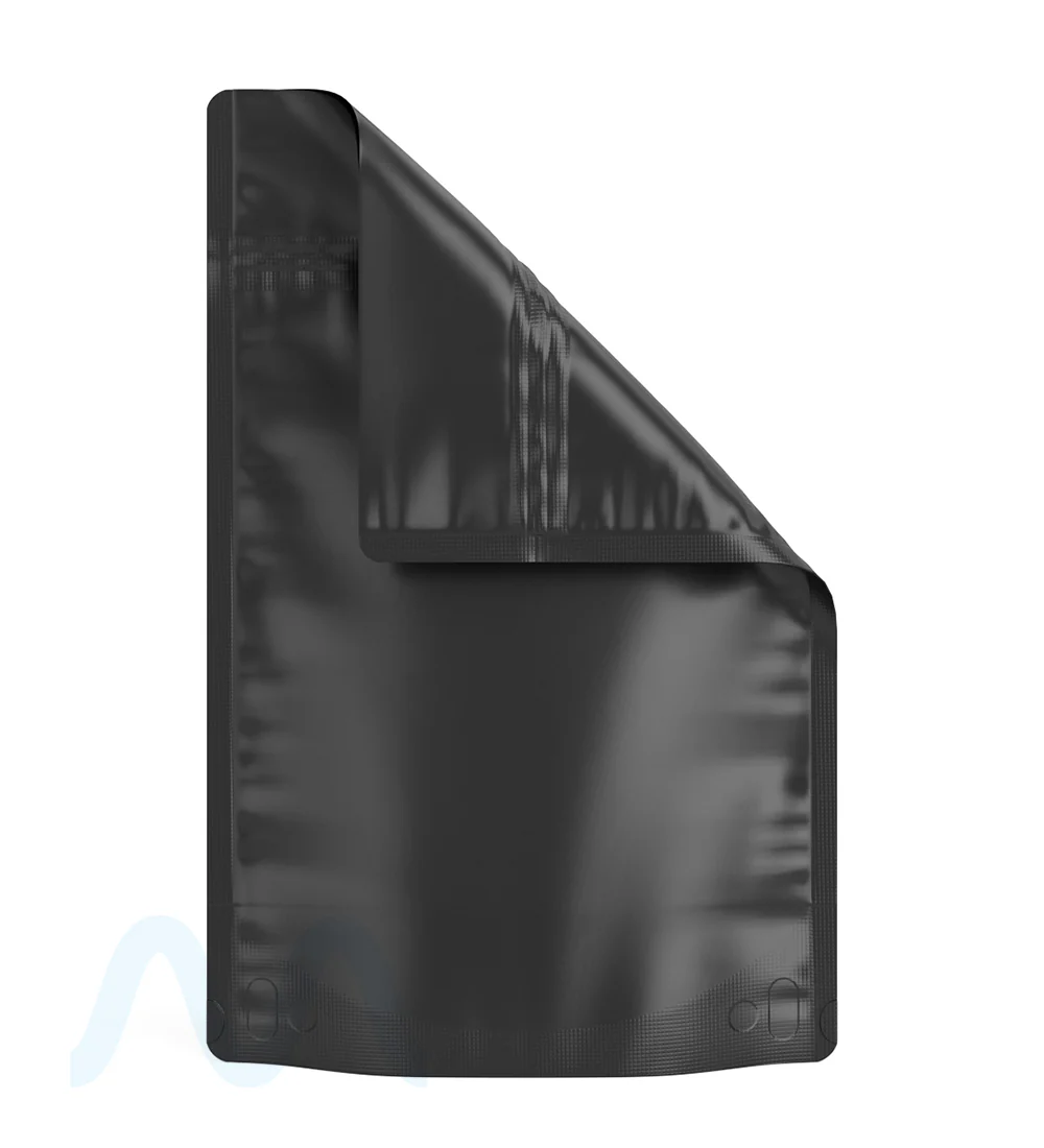 Tamper Evident | Matte Black PCR Mylar Bags (No Tear Notch) | 6in x 9.3in - 28g - 1000 Count - Image 4